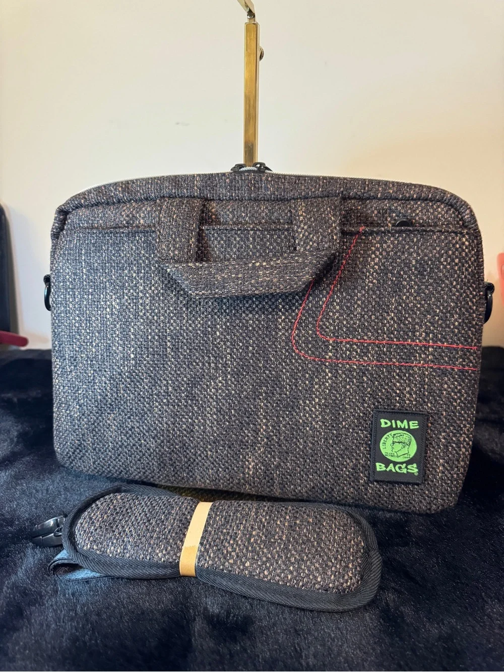 15’Tweed Laptop Bag with Shoulder Strap